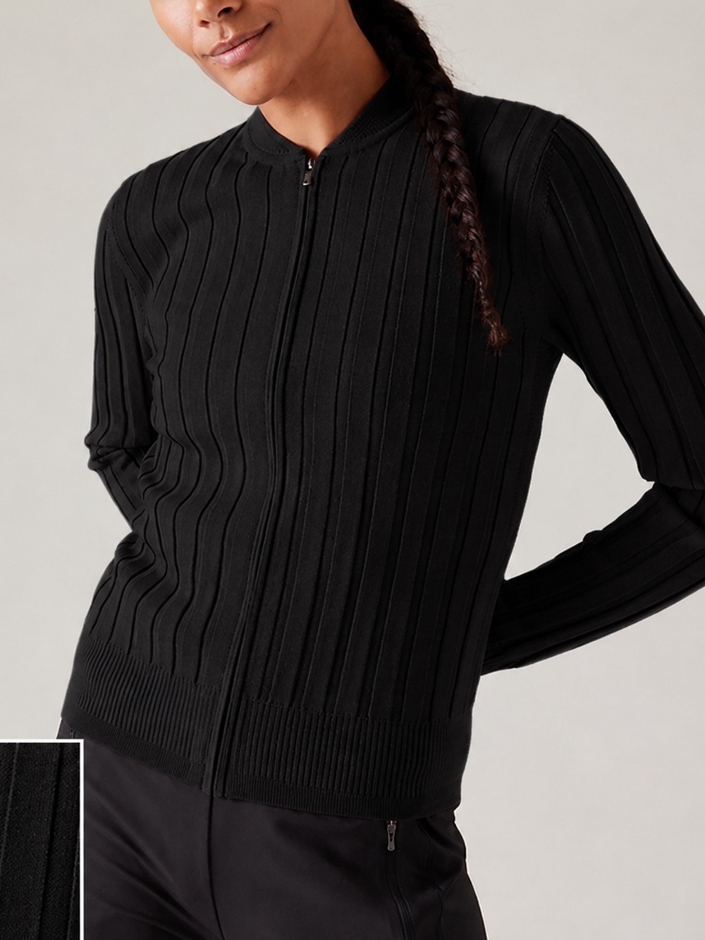 NWT Athleta Fairway Sweater in Black